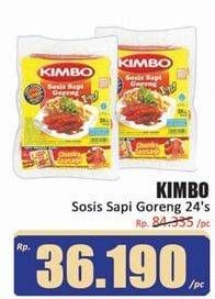 Promo Harga KIMBO Sosis Sapi Goreng 24 pcs - Hari Hari