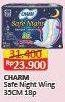 Promo Harga Charm Safe Night Wing 35cm 18 pcs - Alfamart
