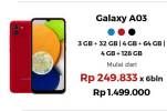 Promo Harga Samsung Galaxy A03 3GB + 32GB, 4GB + 128GB, 4GB + 64GB  - Erafone