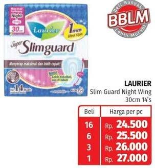 Promo Harga Laurier Super Slimguard Night 30cm 14 pcs - Lotte Grosir