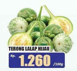 Promo Harga Terong Lalap Hijau per 100 gr - Hari Hari