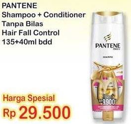 Promo Harga PANTENE Shampoo + Conditioner Tanpa Bilas  - Indomaret