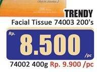 Promo Harga Trendy Tissue Facial 74002 400 gr - Hari Hari