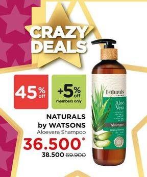 Promo Harga NATURALS BY WATSONS Cream Bath Aloevera  - Watsons