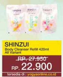 Promo Harga Shinzui Body Cleanser All Variants 420 ml - Yogya