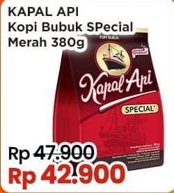 Promo Harga Kapal Api Kopi Bubuk Special 380 gr - Indomaret