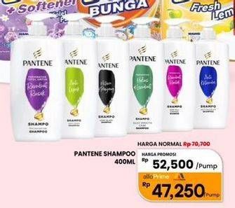 Promo Harga Pantene Shampoo 400 ml - Carrefour