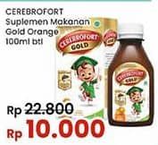 Cerebrofort Gold Suplemen Makanan 100 ml Diskon 56%, Harga Promo Rp10.000, Harga Normal Rp22.800
