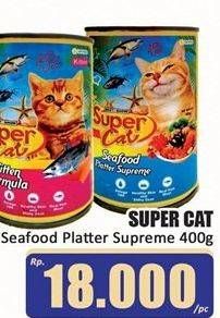 Promo Harga Super Cat Makanan Kucing Seafood Platter 400 gr - Hari Hari