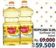 Promo Harga TROPICANA SLIM Sunflower Oil 946 ml - LotteMart