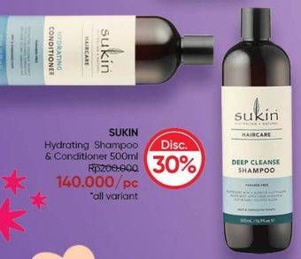 Promo Harga Sukin Hair Care  - Guardian