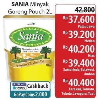 Promo Harga Sania Minyak Goreng 2000 ml - Alfamidi