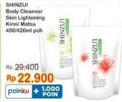 Promo Harga SHINZUI Body Cleanser Kirei, Matsu 420 ml - Indomaret