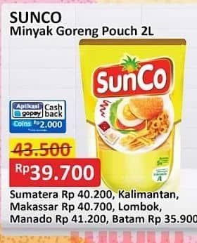 Promo Harga Sunco Minyak Goreng 2000 ml - Alfamart