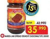 Promo Harga MARIZA Jam Crunchy Chocomalt 350 gr - Superindo