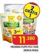 Promo Harga PROMINA Puffs All Variants per 3 pouch 15 gr - Superindo