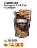 Promo Harga INDOMARET Detergent Cair Batik 450 ml - Indomaret