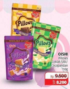 Promo Harga OISHI Pillows Cocopandan, Coklat, Ubi 110 gr - Lotte Grosir