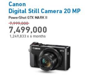 Promo Harga CANON G7X Mark II | Powershot Digital Still Camera  - Electronic City