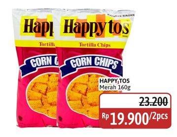 Promo Harga Happy Tos Tortilla Chips Merah 160 gr - Alfamidi