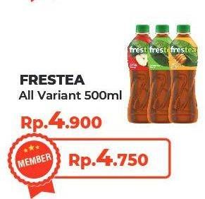 Promo Harga Frestea Minuman Teh All Variants 500 ml - Yogya