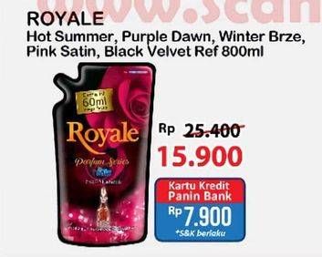 Promo Harga So Klin Royale Parfum Collection Hot Summer, Purple Dawn, Winter Breeze, Pink Satin, Black Velvet 800 ml - Alfamart