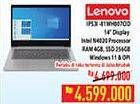 Promo Harga Lenovo IPS3i-81WH007CID  - Hypermart