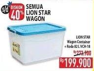 Promo Harga LION STAR Wagon Container VCH-18 82000 ml - Hypermart