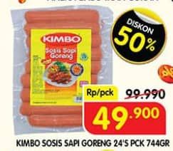 Promo Harga Kimbo Sosis Sapi Goreng 744 gr - Superindo