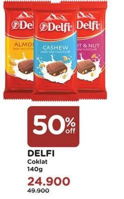 Promo Harga DELFI Chocolate All Variants 155 gr - Watsons