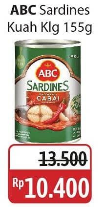 Promo Harga ABC Sardines Saus Cabai 155 gr - Alfamidi