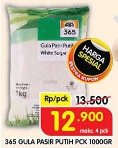 Promo Harga 365 Gula Pasir 1000 gr - Superindo