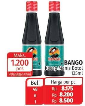 Promo Harga BANGO Kecap Manis 135 ml - Lotte Grosir