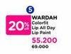 Promo Harga Wardah Colorfit Last All Day Lip Paint 4 gr - Watsons