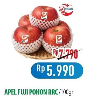 Promo Harga Apel Fuji RRC Pohon per 100 gr - Hypermart