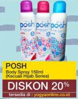 Promo Harga Posh Perfumed Body Spray 150 ml - Yogya