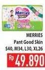 Promo Harga Merries Pants Good Skin S40, M34, L30, XL26  - Hypermart