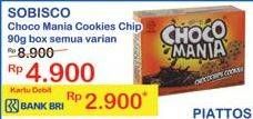 Promo Harga CHOCO MANIA Choco Chip Cookies All Variants 90 gr - Indomaret
