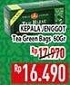 Promo Harga Kepala Djenggot Teh Celup Green Tea Premium 60 gr - Hypermart