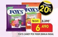 Promo Harga FOXS Crystal Candy All Variants 90 gr - Superindo