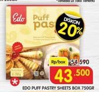 Promo Harga EDO Puff Pastry Sheets 750 gr - Superindo