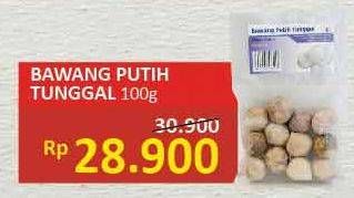 Promo Harga Bawang Putih Tunggal 100 gr - Alfamidi