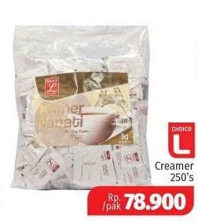 Promo Harga Choice L Creamer 250 pcs - Lotte Grosir