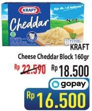 Promo Harga KRAFT Cheese Cheddar 160 gr - Hypermart