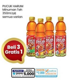 Promo Harga Teh Pucuk Harum Minuman Teh All Variants 350 ml - Indomaret