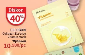 Promo Harga Celebon Collagen Essence Mask Vitamin  - Guardian