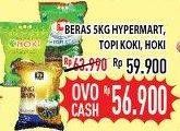 Promo Harga HYPERMART/HOKI/TOPI KOKI Beras 5Kg  - Hypermart