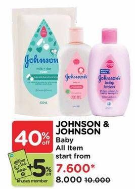Promo Harga Johnsons Product  - Watsons