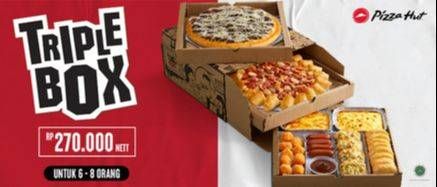 Promo Harga PIZZA HUT Triple Box  - Pizza Hut