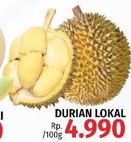 Promo Harga Durian Lokal per 100 gr - LotteMart